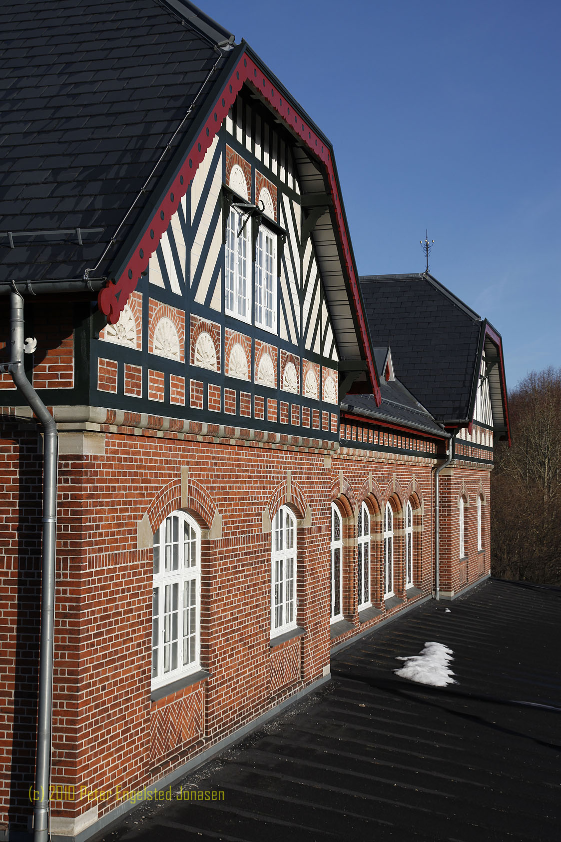 Billeder af tog og jernbaner i Danmark og Schweiz marts 2010