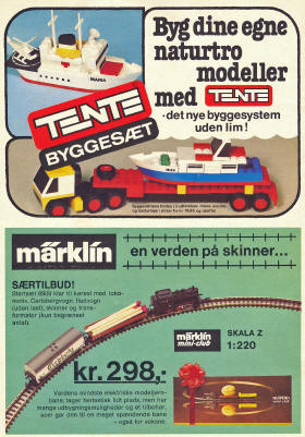 Märklin mini-club i Anders And & Co. nr. 49, 1980