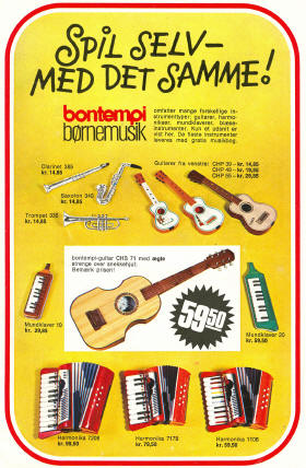 Legetøjskatalog 1973, side 5 - bontempi børnemusik