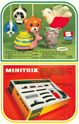 Legetøjskatalog 1973, side 23 - Sankya og Minitrix