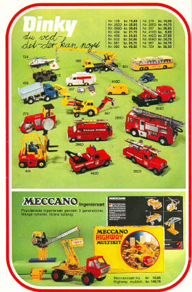 Legetøjskatalog 1973, side 26 - Dinky og Meccano