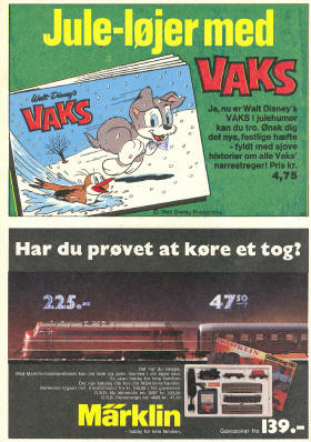 Reklame med Märklin 3067 MY og 4045 B-vogn