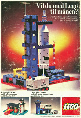 Anders And, November 1973 - reklame med Lego