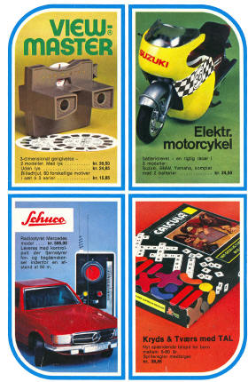 Legetøjskatalog 1973, side 24 - Viewmaster, Schuco og spil