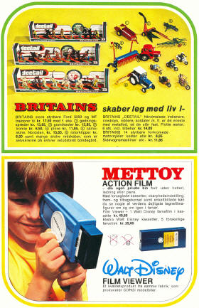 Legetøjskatalog 1973, side 31 - Britains og Mettoy action film